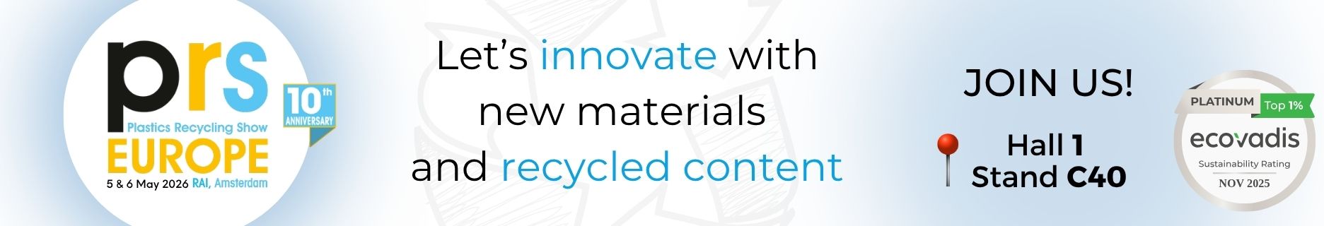 Ready‑to‑use recycled solutions for demanding applications